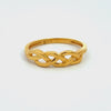 22k Yellow Gold Cocktail Antique Rings in size 6 and total gold weight of 2.1g