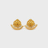 22k Yellow Gold Filigree Small Earrings with gold weight of 4.29g