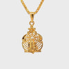 22k Yellow Gold Religious Ganesh Medium Pendants with gold weight of 3.75g