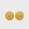 22k Yellow Gold Filigree Medium Earrings with gold weight of 7.58g