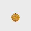 22k Yellow Gold Filigree Sunflower  Rings in size 4.5 and total gold weight of 2.53g