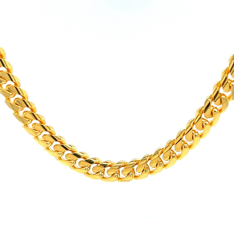 Necklace Extender Gold Plated Stainless Steel Extension Chain Two  Adjustments at 1 Inch & 2 Inches Flat Cable Chain 2mm X 2.5mm 