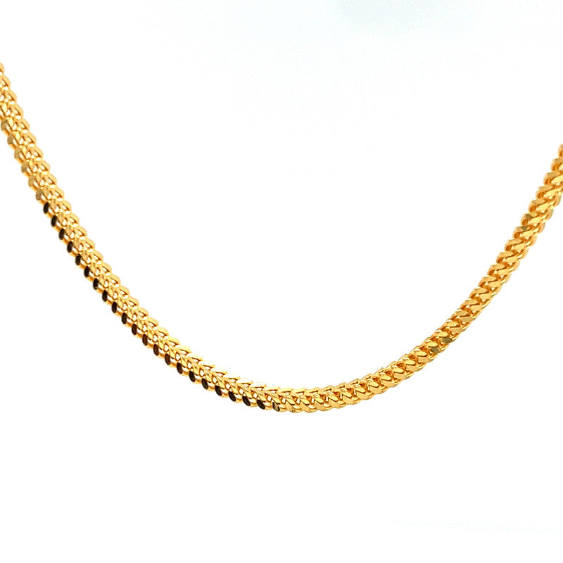 Men's hot sale foxtail chain