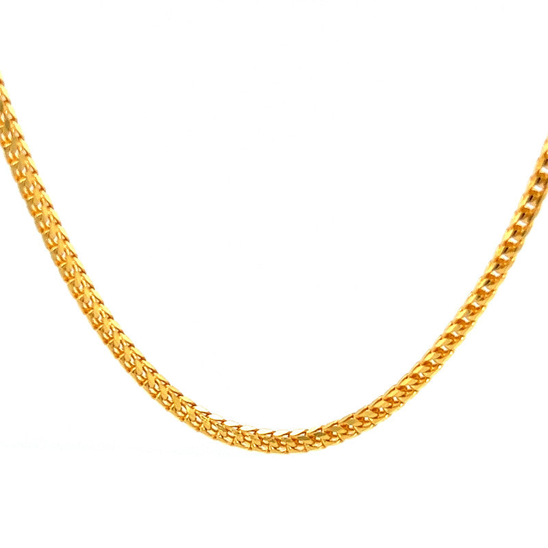 22K Gold Statement Foxtail Chain