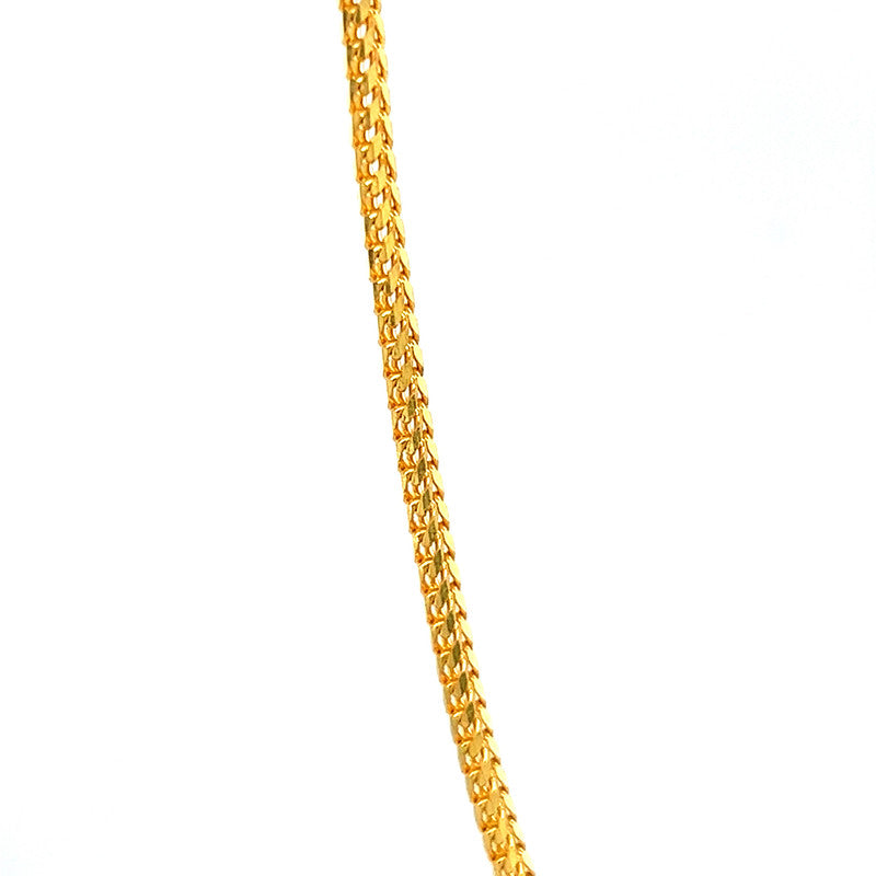 22K Gold Statement Foxtail Chain