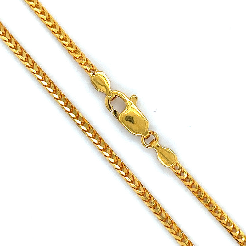 22K Gold Statement Foxtail Chain