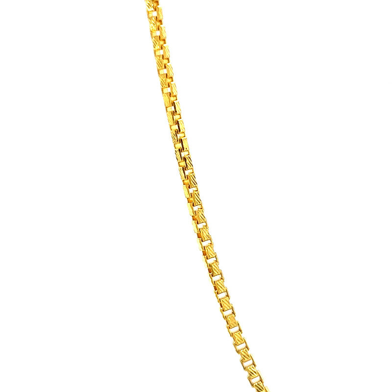 22K Gold 20 Inch Box Chain