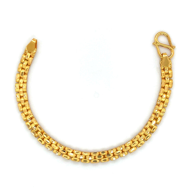 22K Gold Weave Baby Bracelet