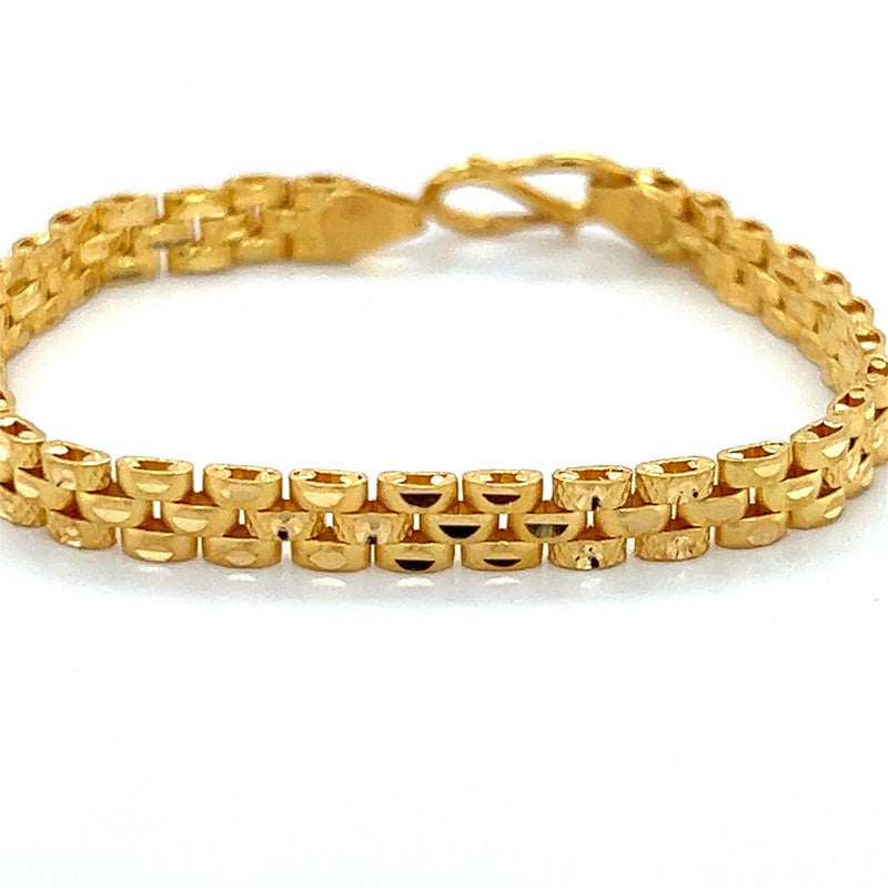 22K Gold Weave Baby Bracelet