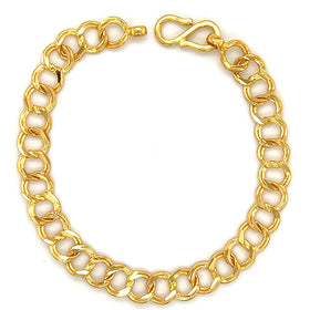 22K Gold Link Chains Baby Bracelet