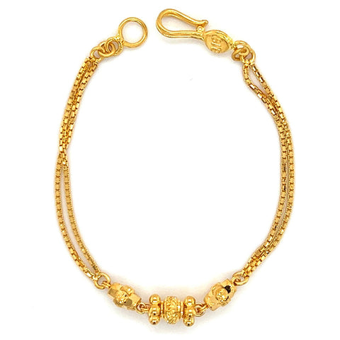 22K Gold Lightweight Baby Bracelet