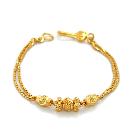 22K Gold Lightweight Baby Bracelet