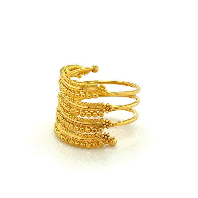 22K Gold Layered Wrap Ring