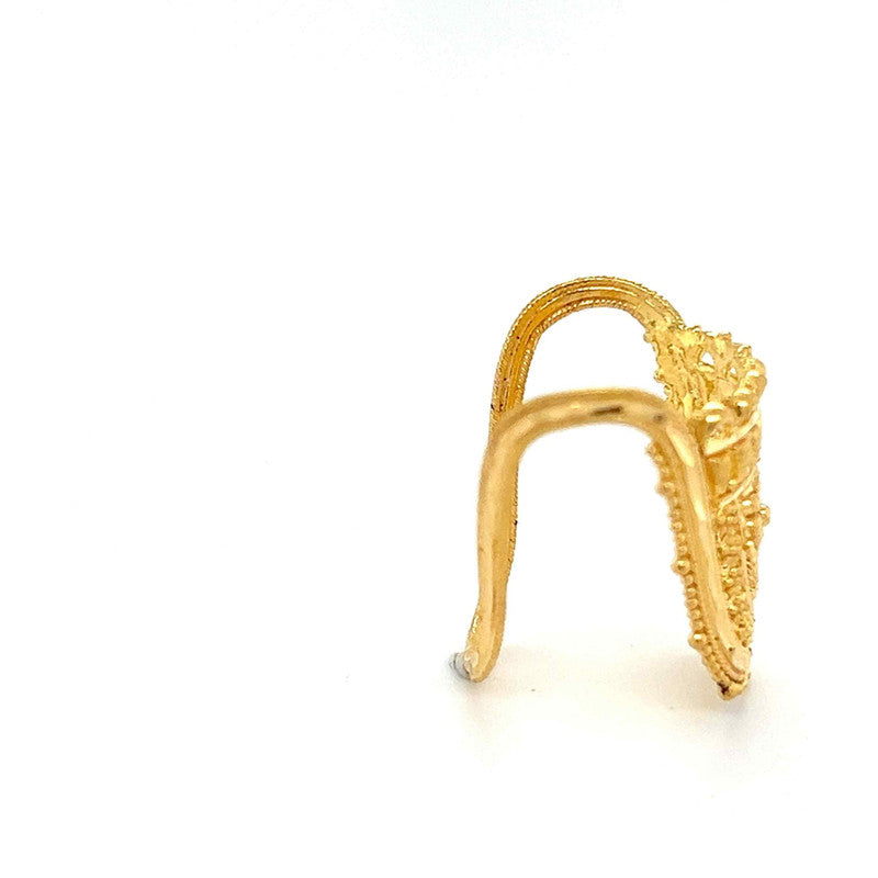 22K Gold Traditional Ornate Vanki Ring