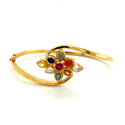 Gold Navratna Bangles
