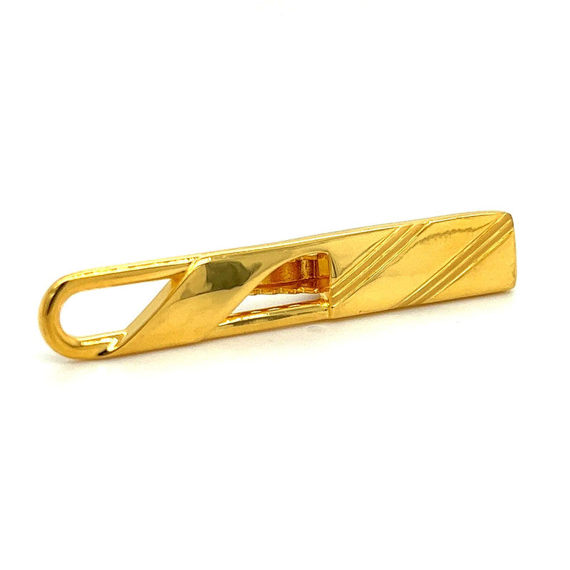 Men's 22K Gold Statement Tie Clip