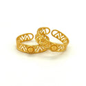 Gold Toe Rings