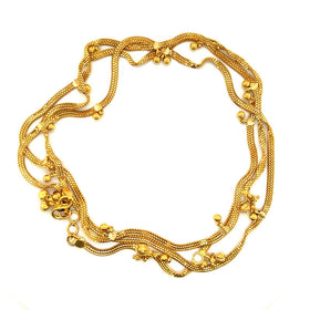 22k Gold 38 Inch Waist Chain