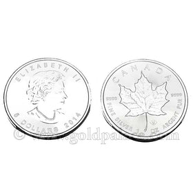 Silver Canadian Maple Leaf Coin