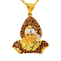 Gold Two-Tone Pendants