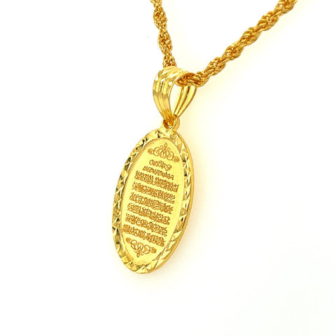 22K Gold Statement Ayatul Kursi Pendant