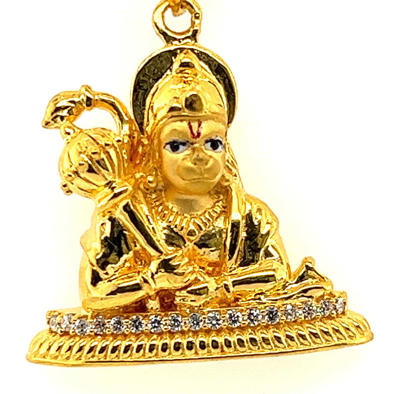 22K Gold Hanuman Pendant