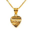 Gold Heart Pendants