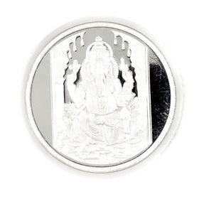 Silver Lord Ganesh Coin