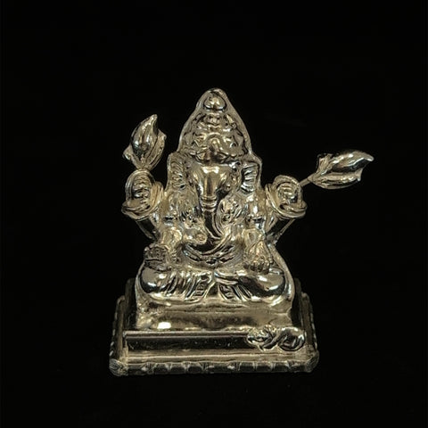 Sterling Silver Classic Ganesh Statue