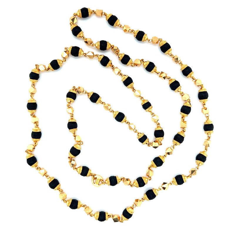 22K Gold Magnificent Tulsi Mala